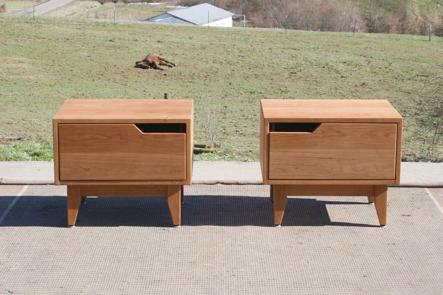 small bedside table solid hardwood