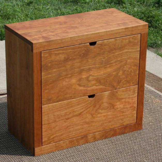 natural hardwood nightstand dresser