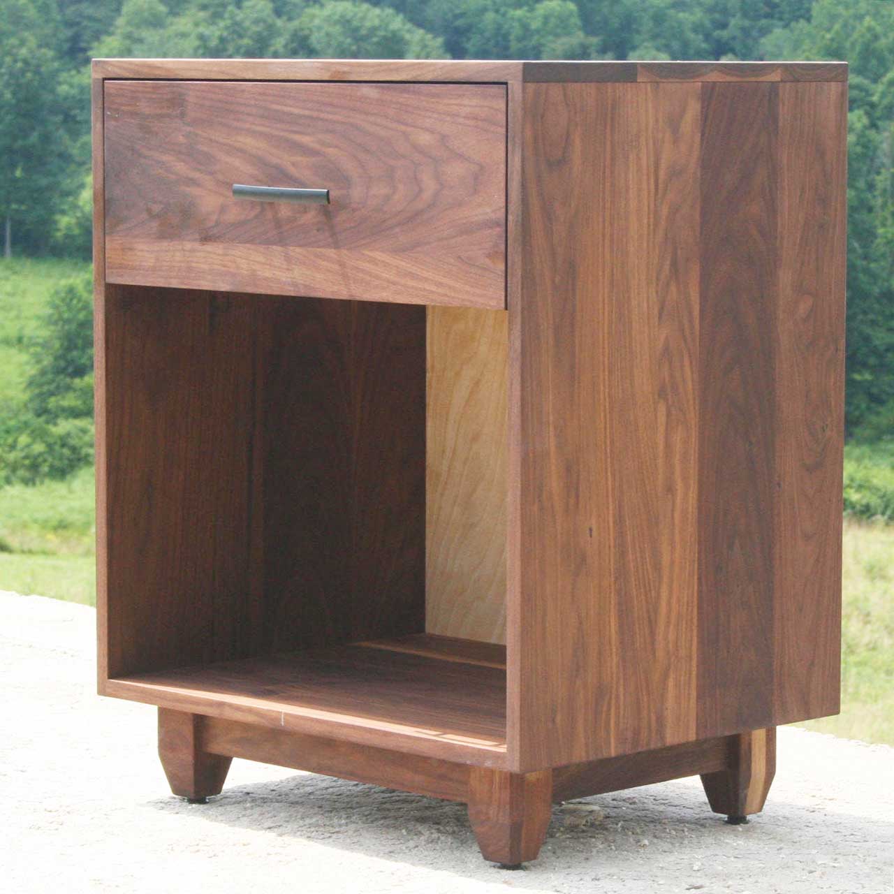 Bedside Table with 1 drawer side view