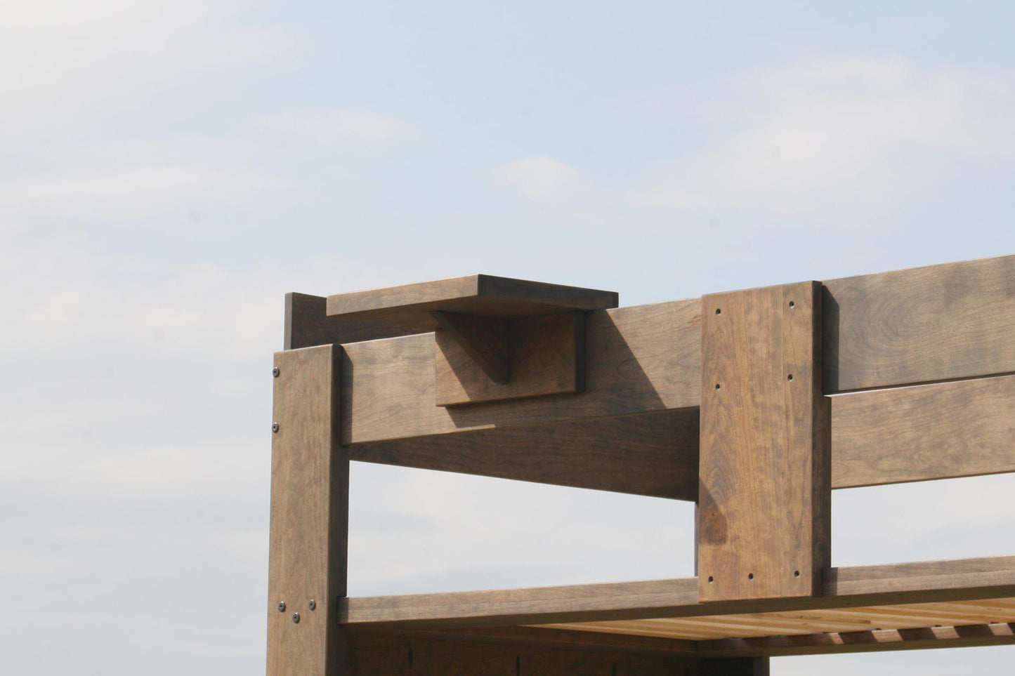 Loft bed with full width stairs lbsnv05