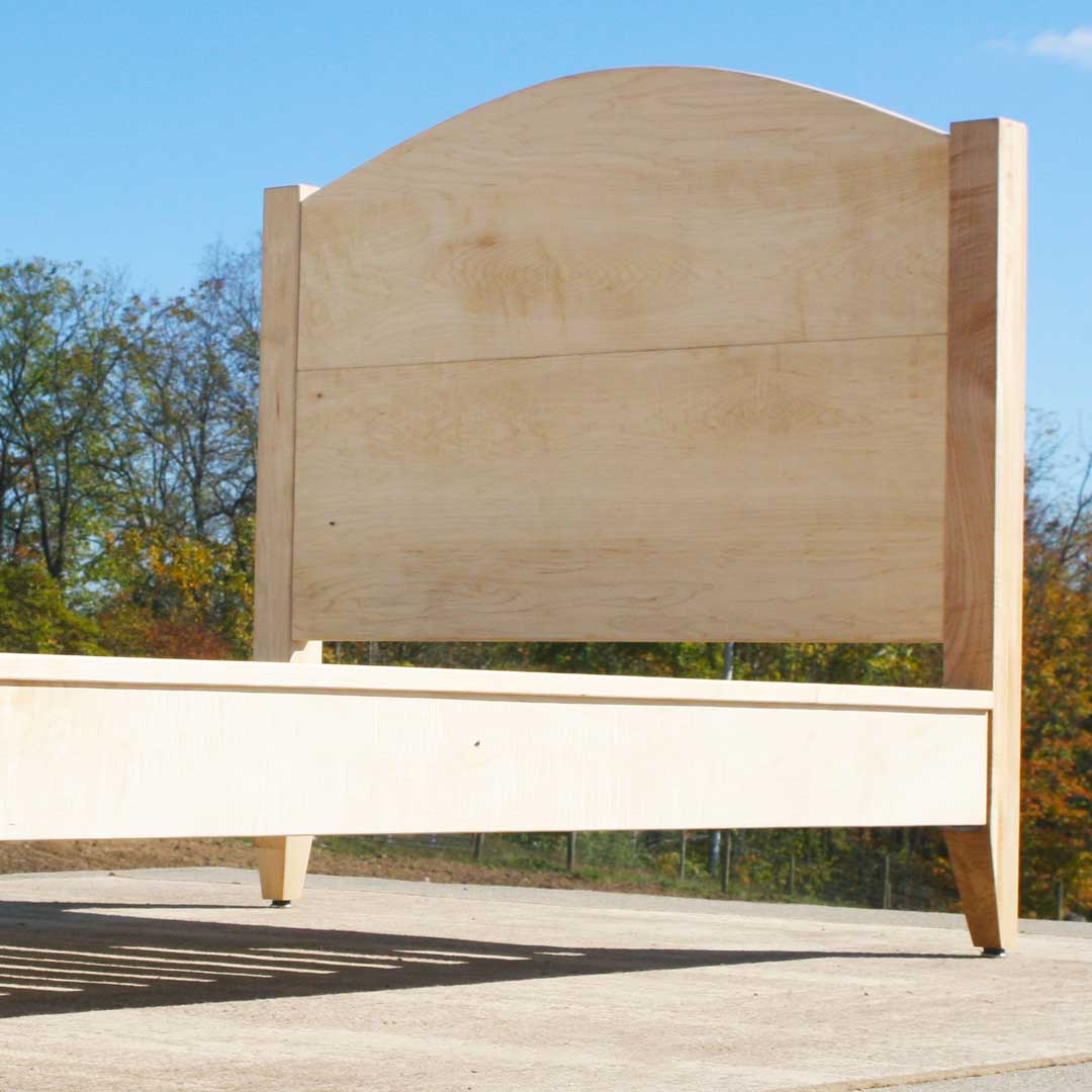 maple platform bed