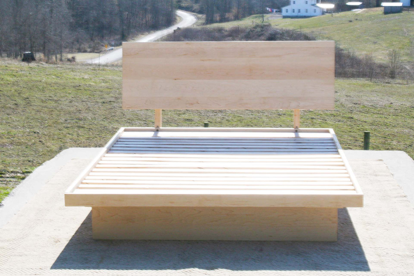 Low platform storage bed with 4 drawers ndfvs01
