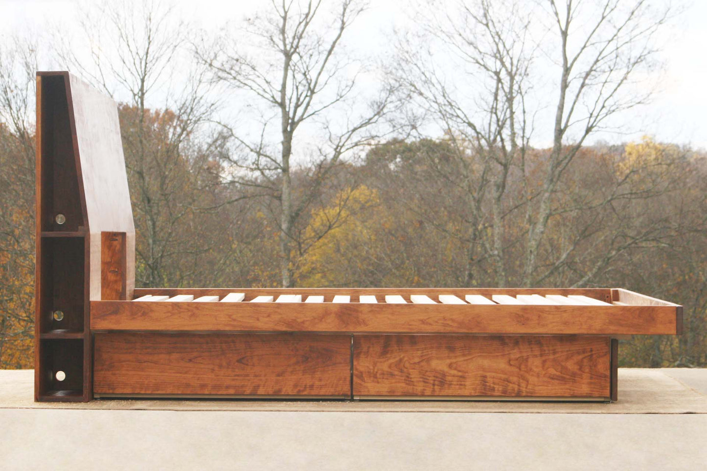 Four drawer storage bed with headboard storage NdFvC03