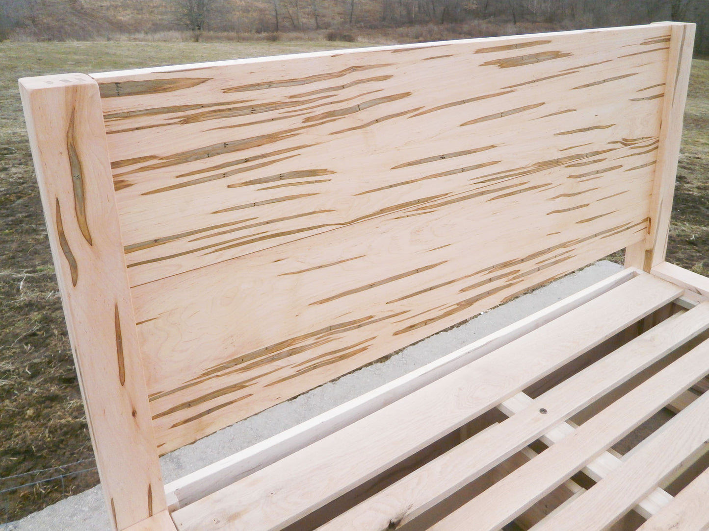 head board of Storage Bed with 6 drawers and tall headboard