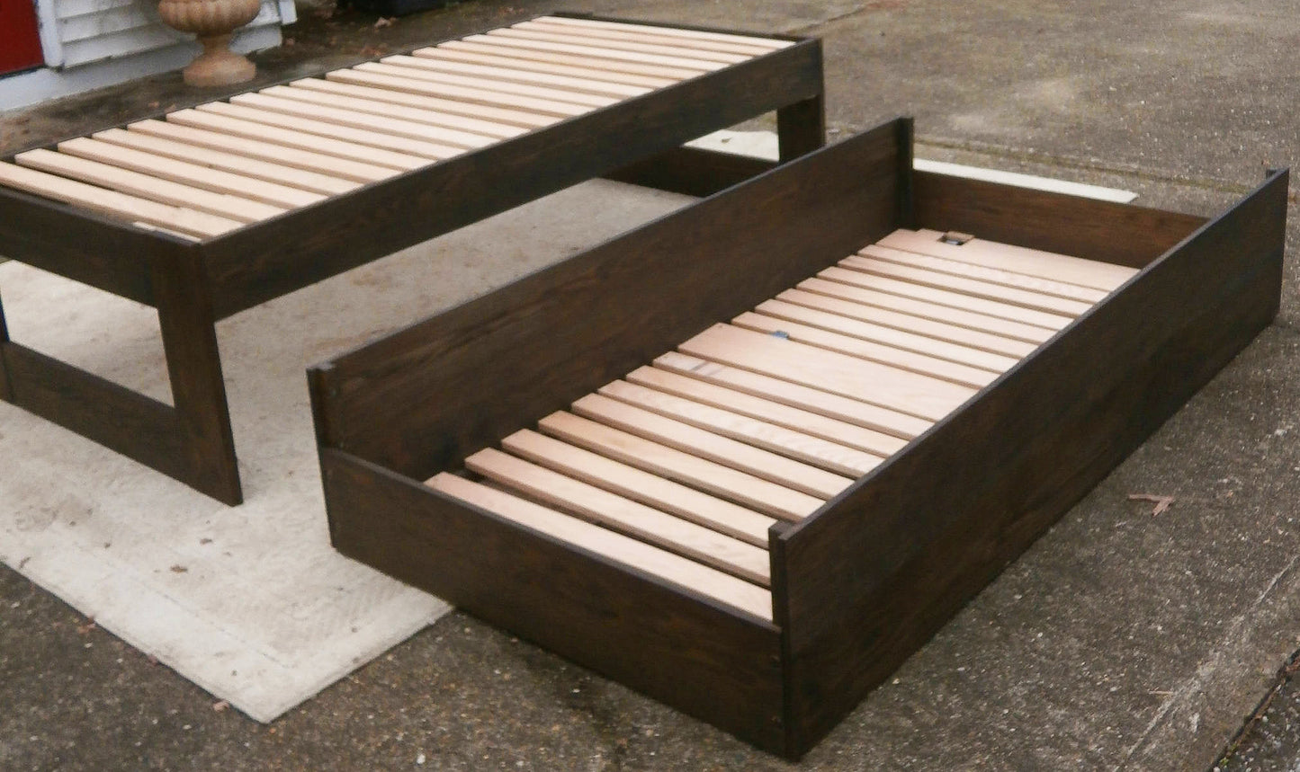 trundle out twin trundle bed
