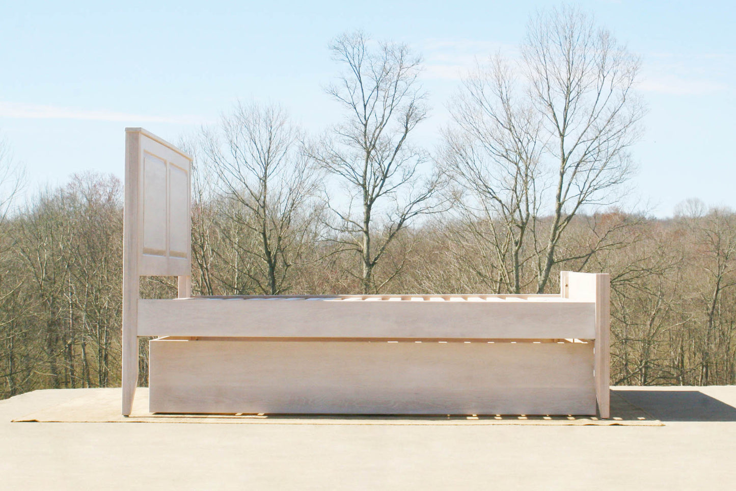 side view Roll out Trundle Bed