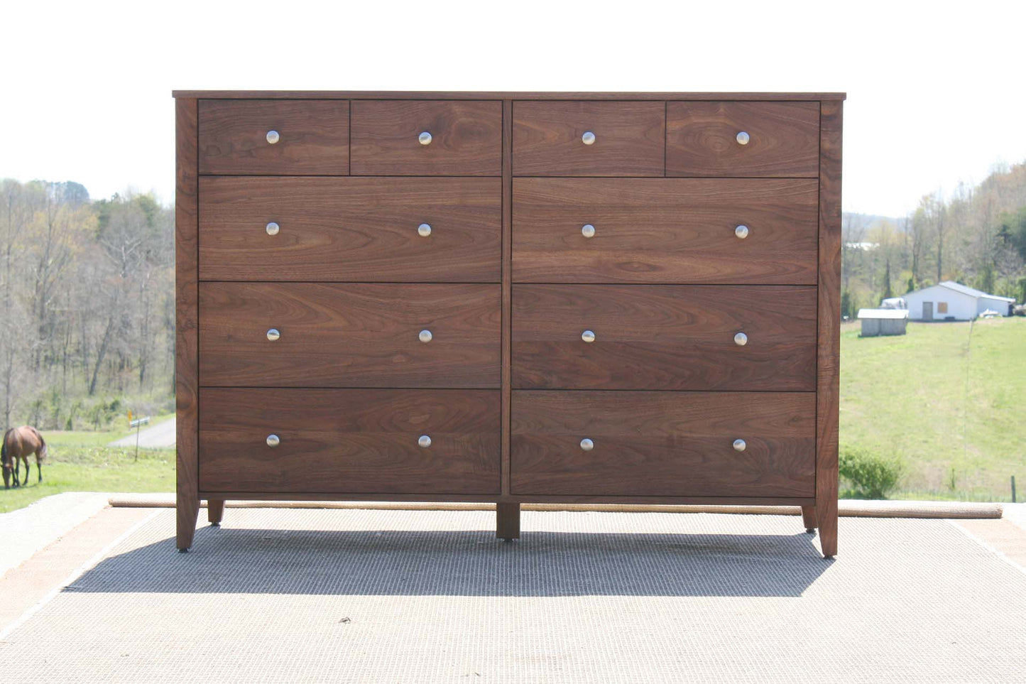 10 drawer double dresser