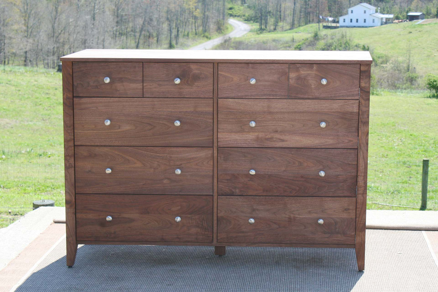 walnut dresser