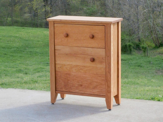 Hallway Cabinet with 1 drawer and 1 door front view