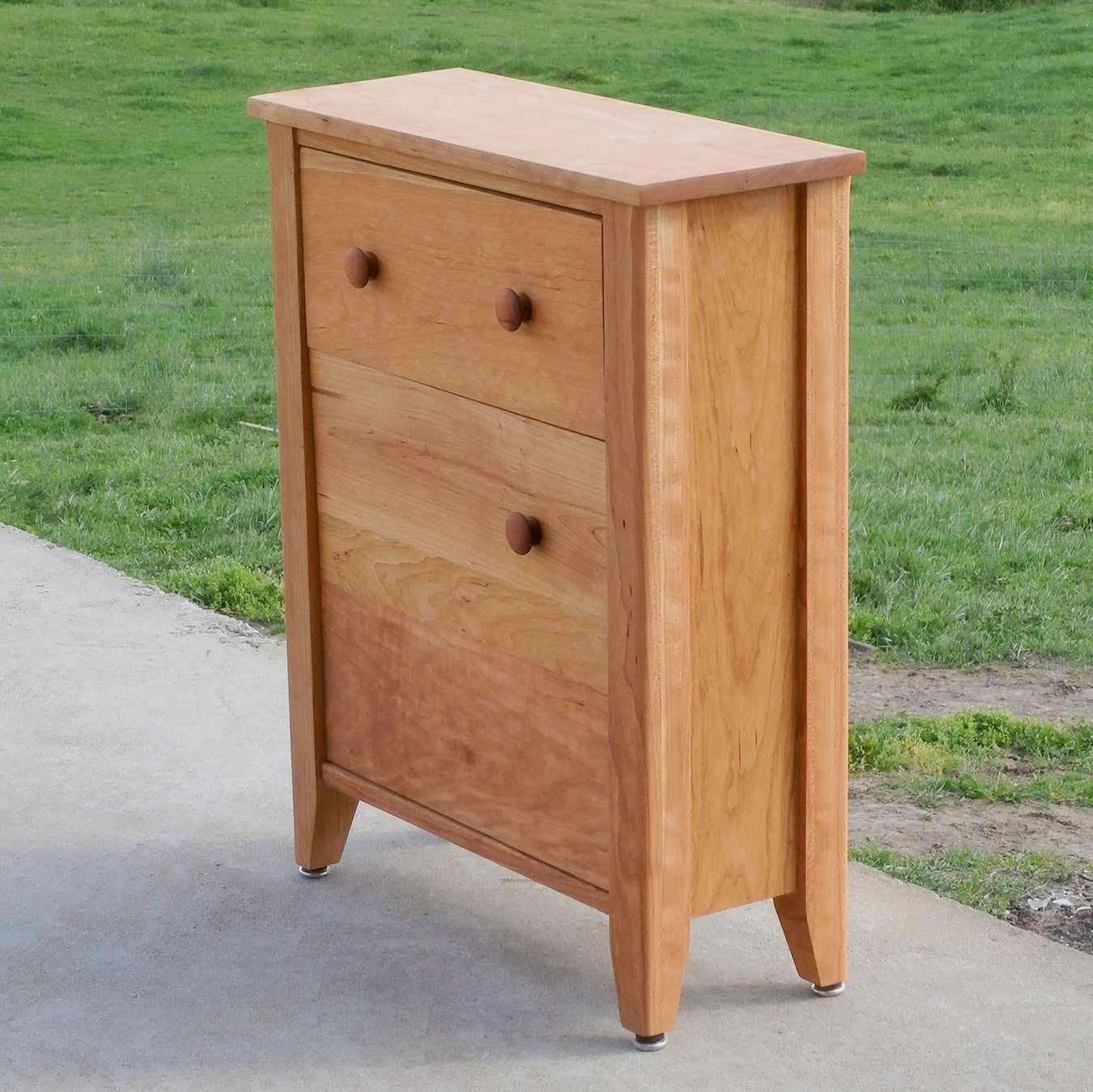 hallway cabinet angled view