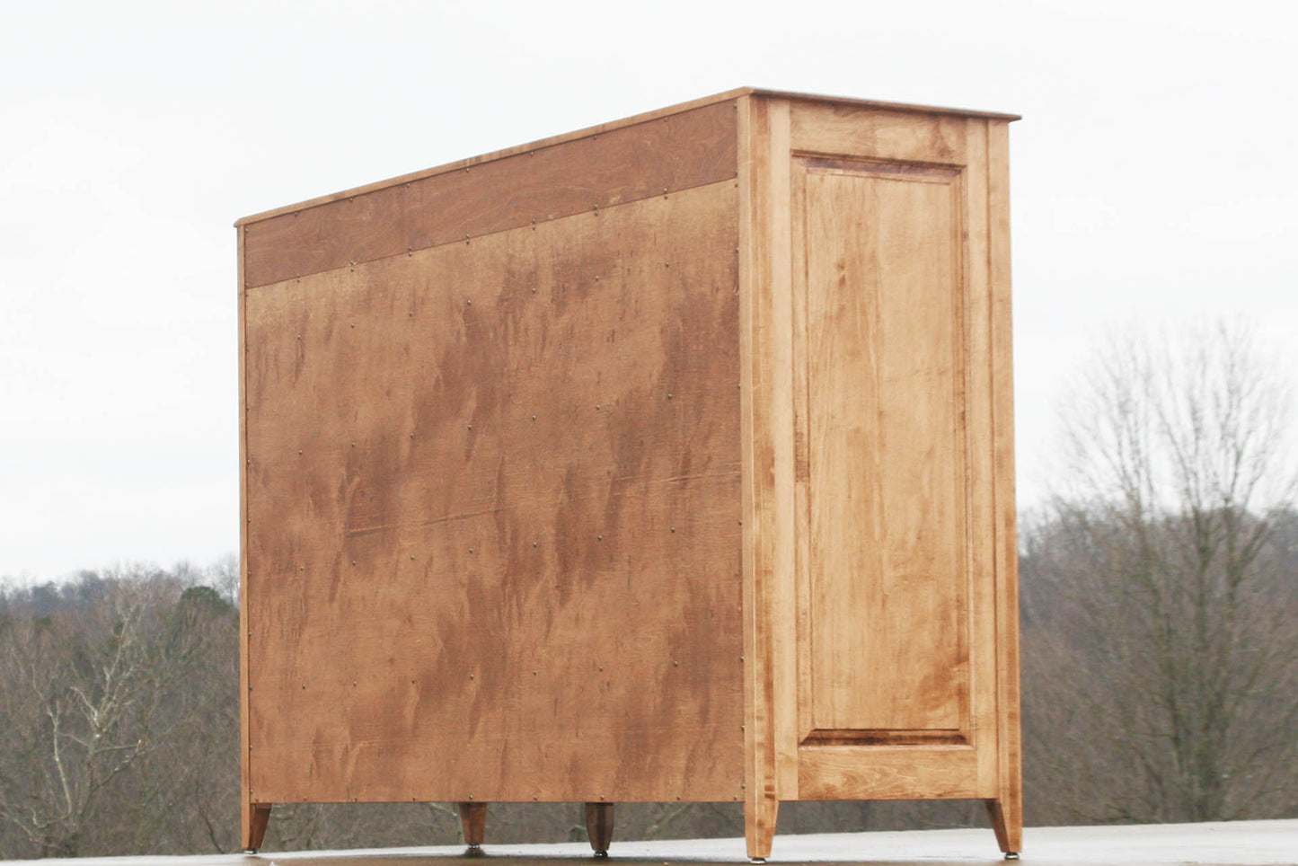 16 drawer dresser with extra storage back view