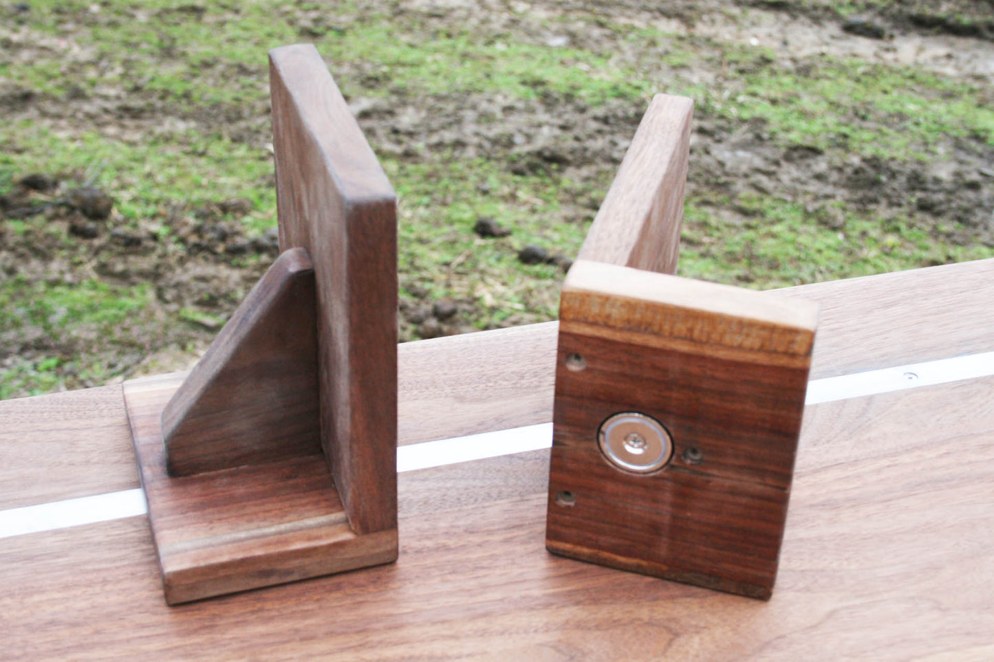 bookends of credenza