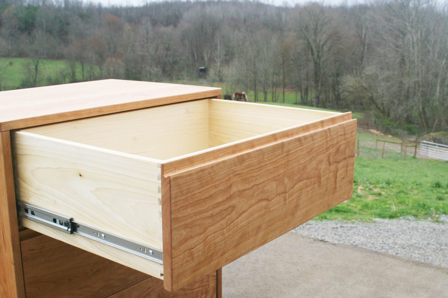 top drawer of 3 drawer dresser