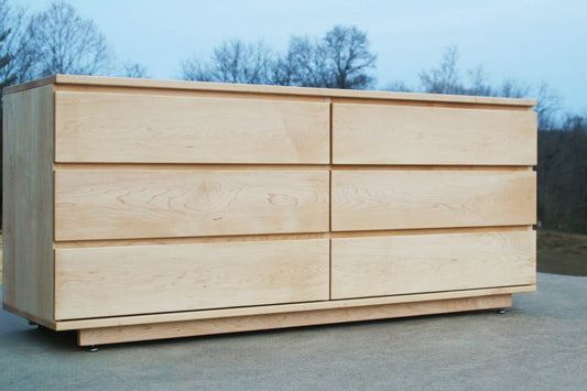 6 drawer mid century dresser