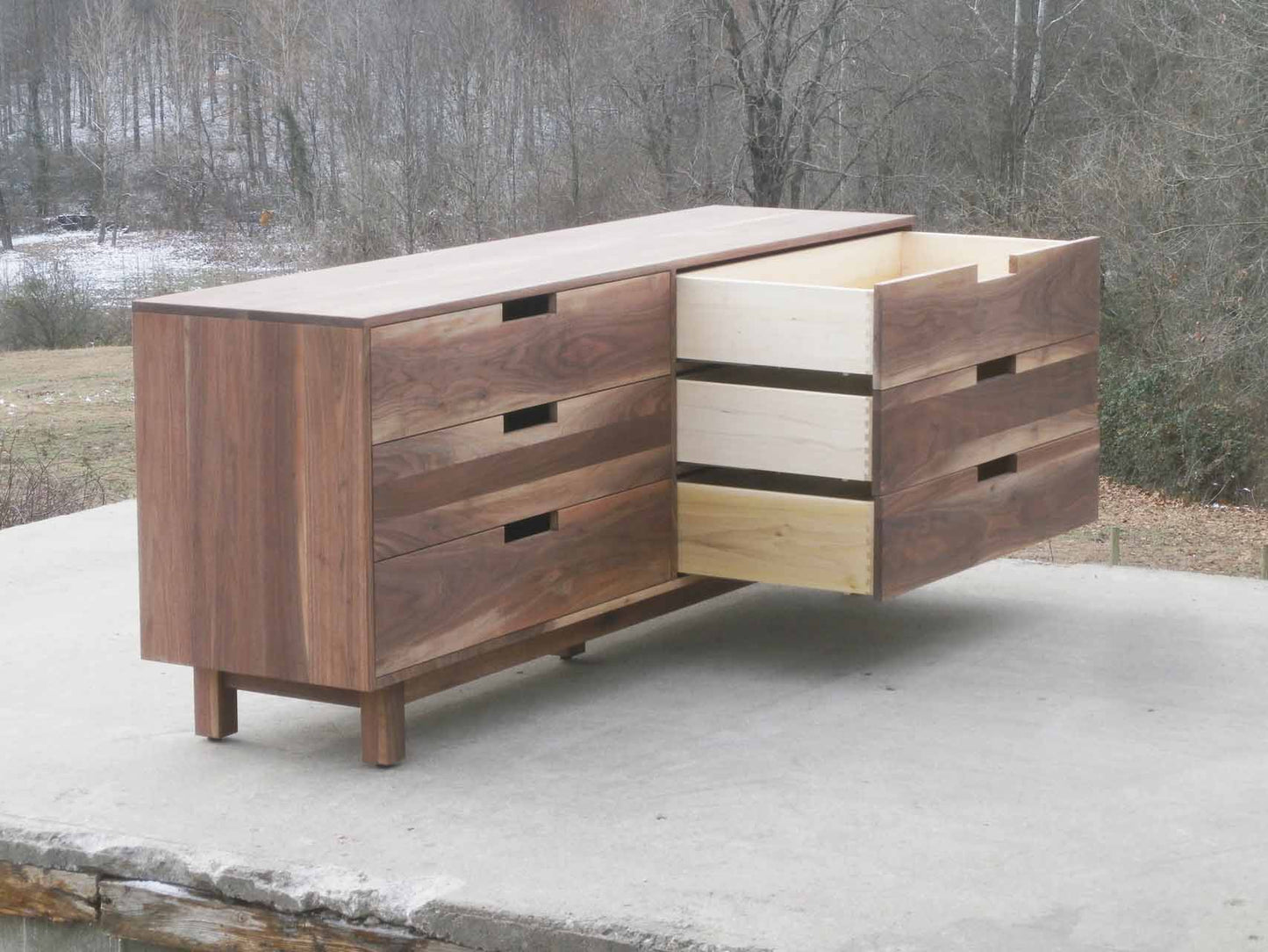 6 drawer double dresser drawers out