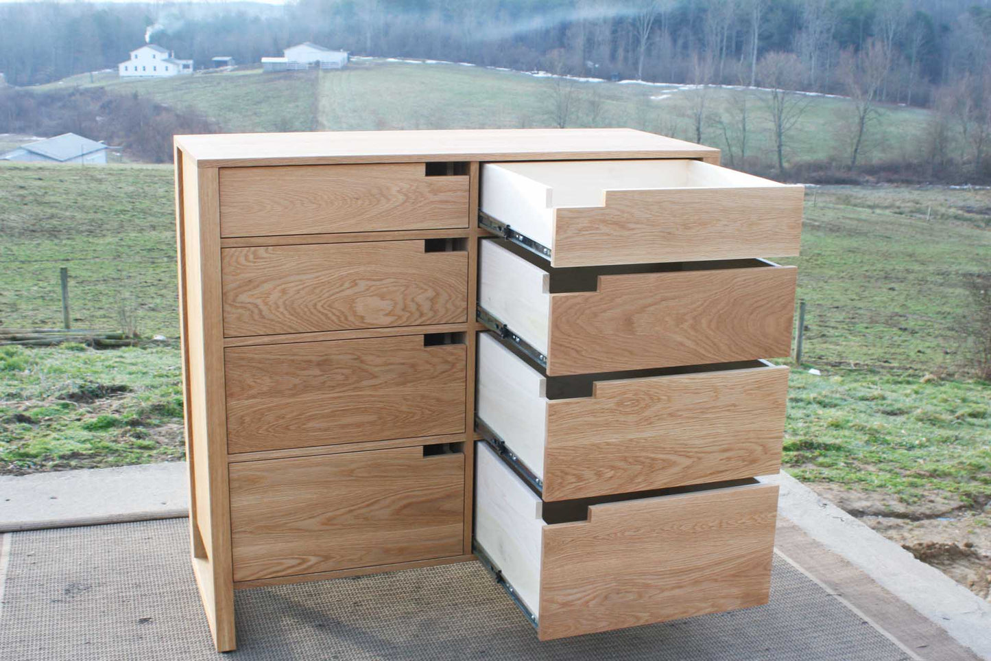 drawers open hardwood 8 drawer double dresser