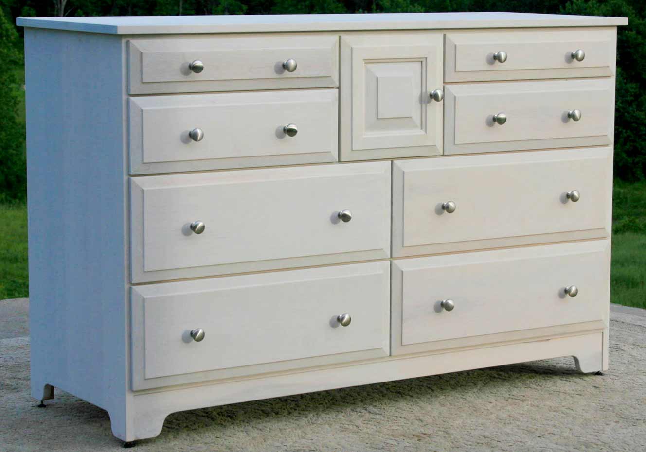 custom white dresser