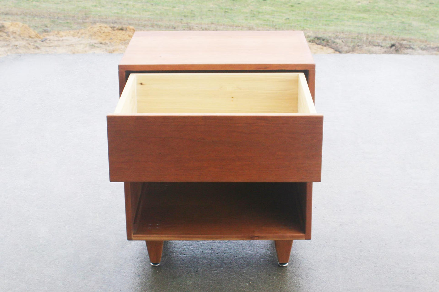 front view Modern Storage Nightstand