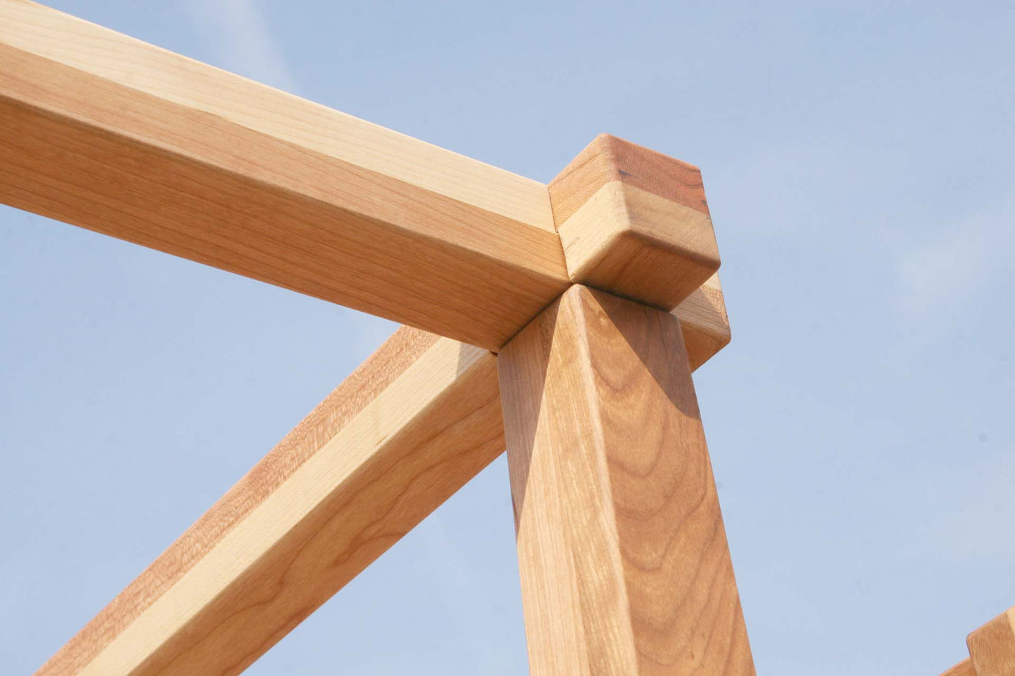 joint of canopy bed with low platform large rail canopy and tapered posts