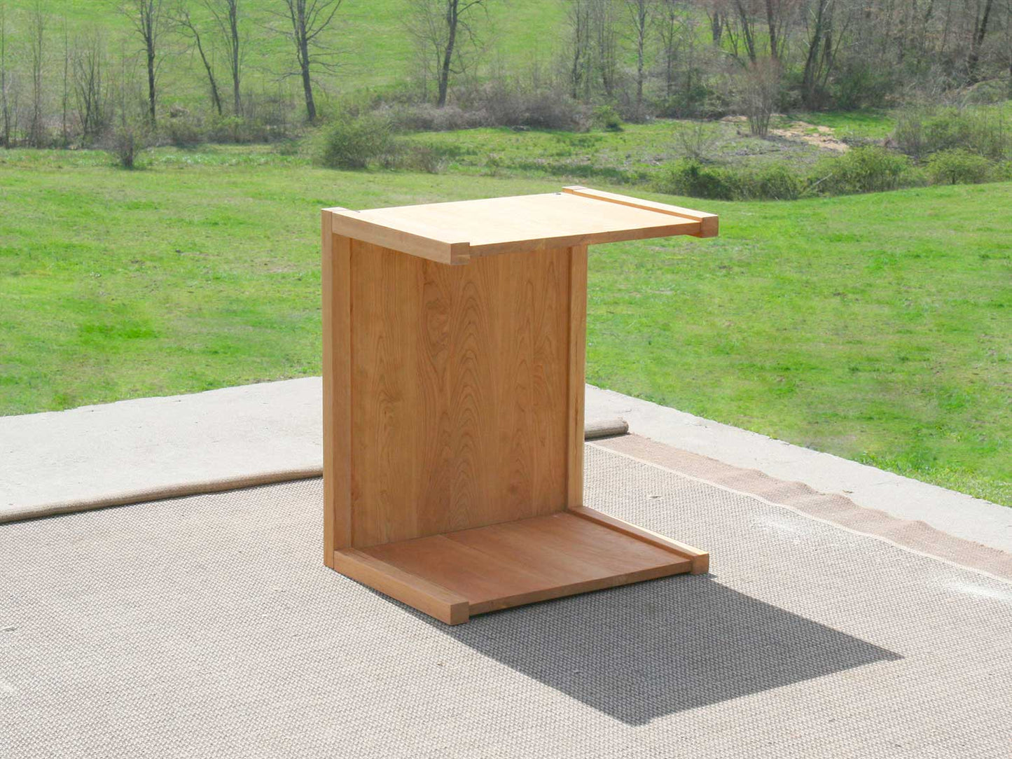drawer pass through bedside table