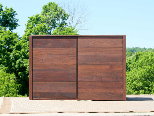 8 Drawer Dresser with flat sides front view