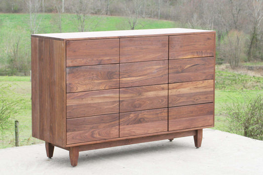 angled view 12-drawer-dresser-with-inset-drawers-and-flat-panel-sides