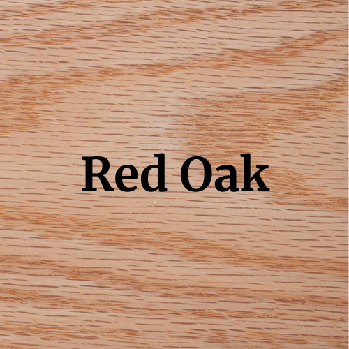 hardwood red oak wood sample