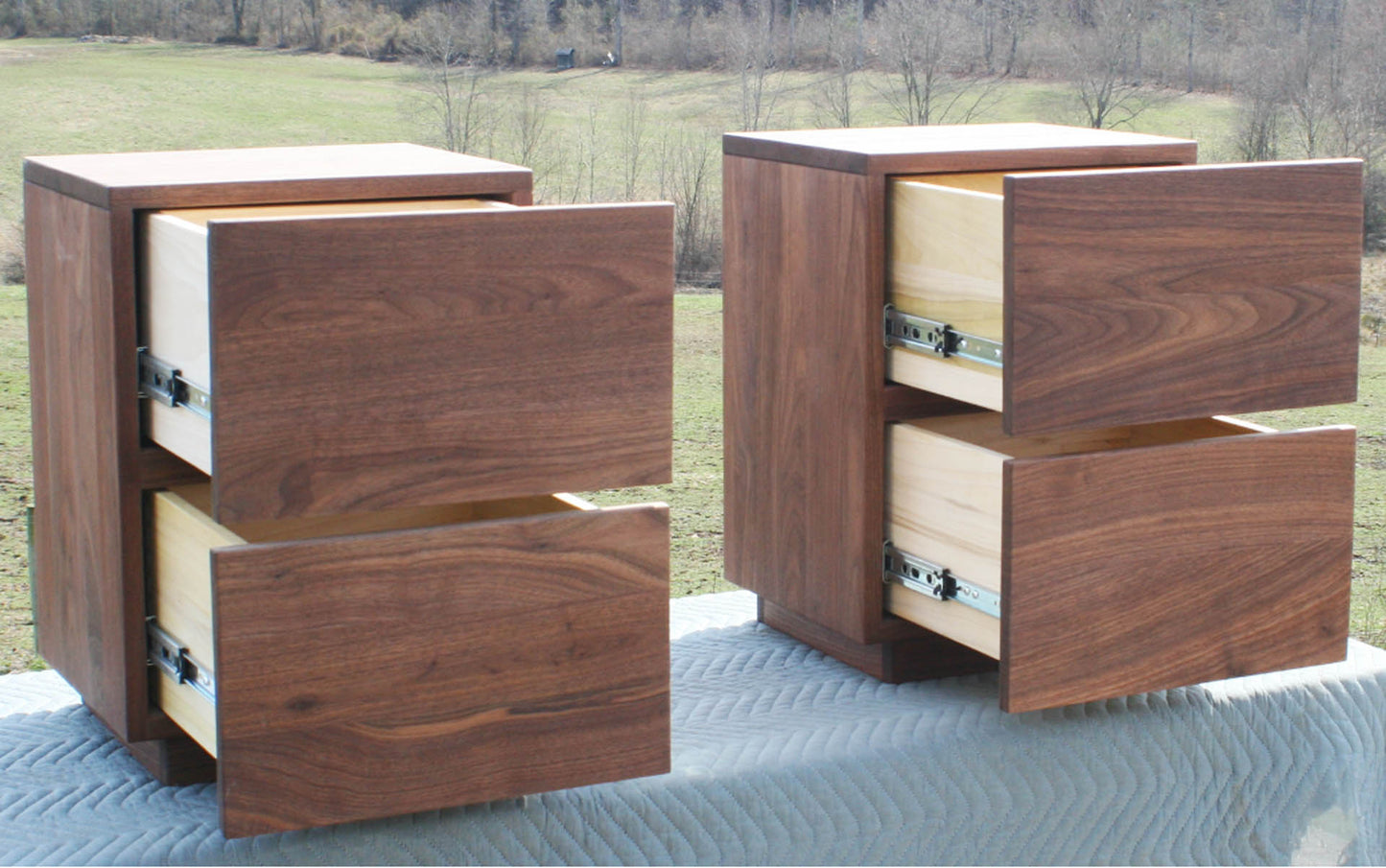 Modern Cabinet drawers open