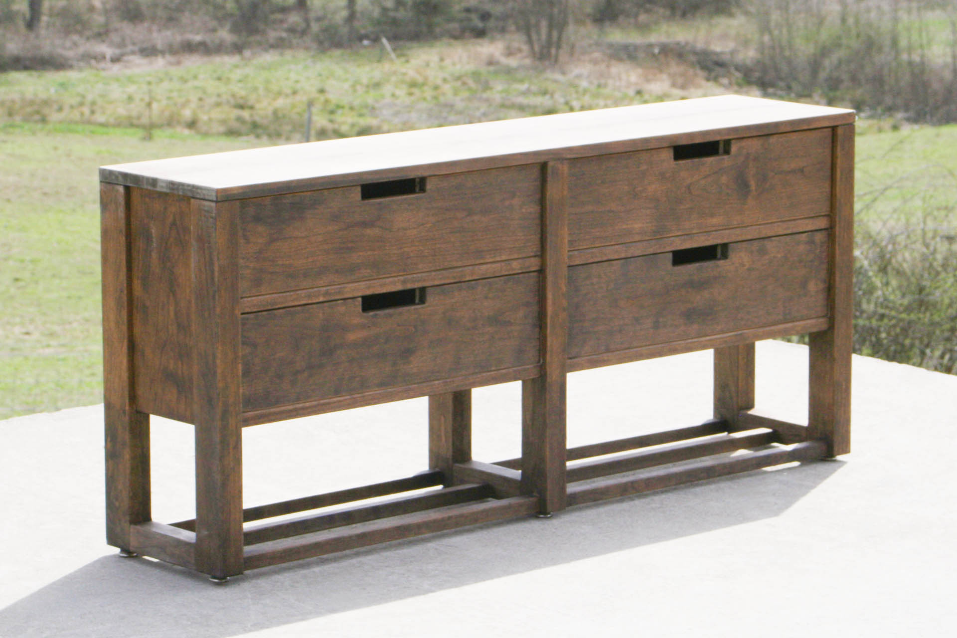 entry organizer wood