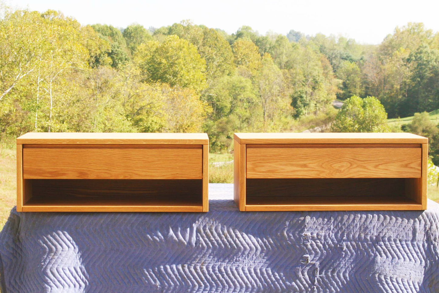 natural Hanging side table