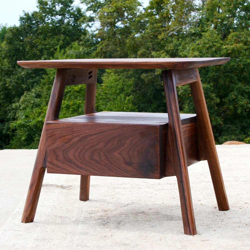 mid century modern nightstand