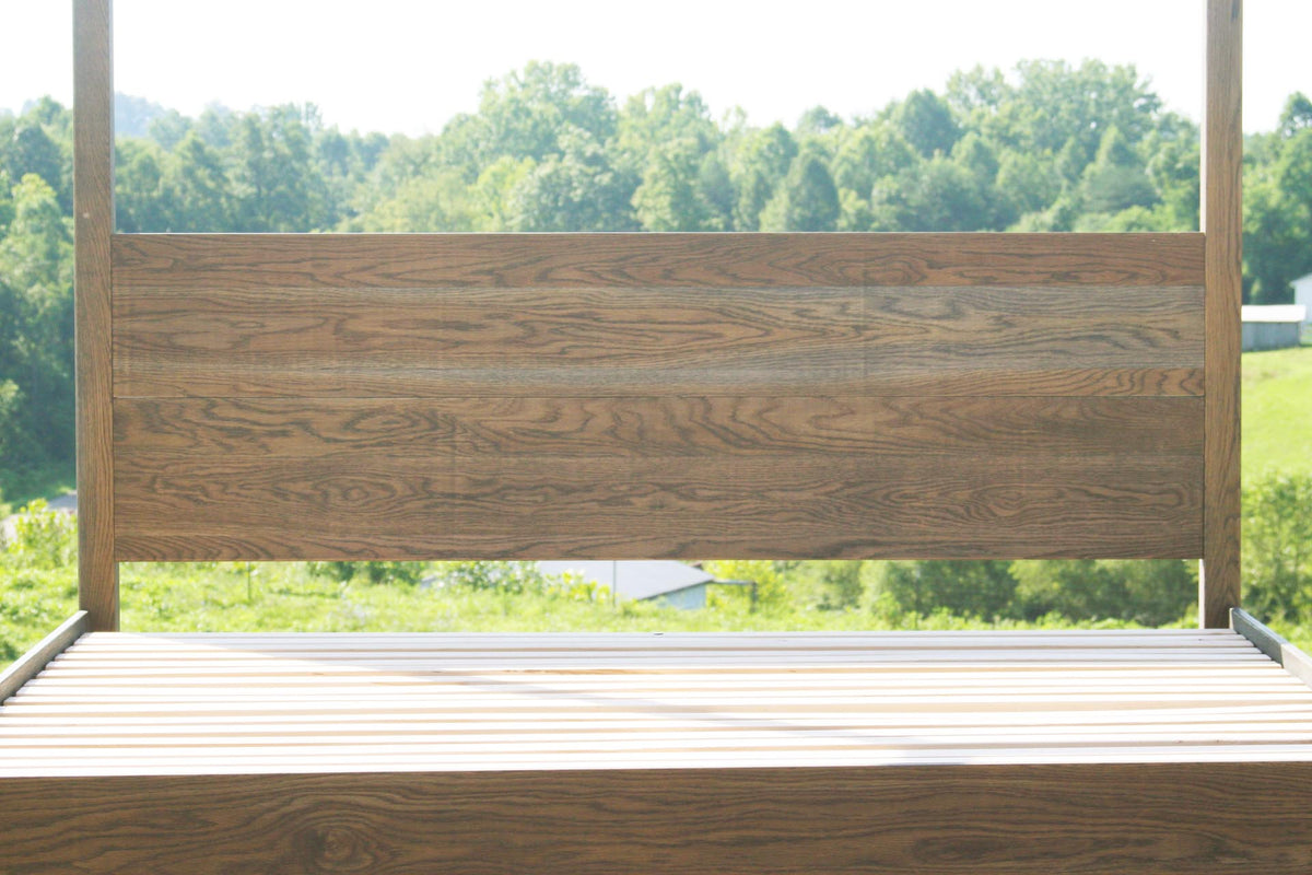 headboard of Hardwood Canopy Bed