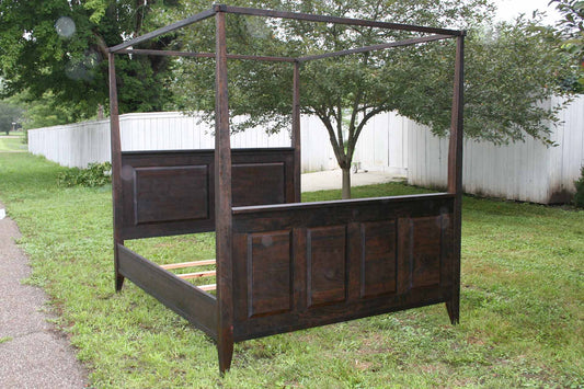 Canopy Bed with a Box Spring base