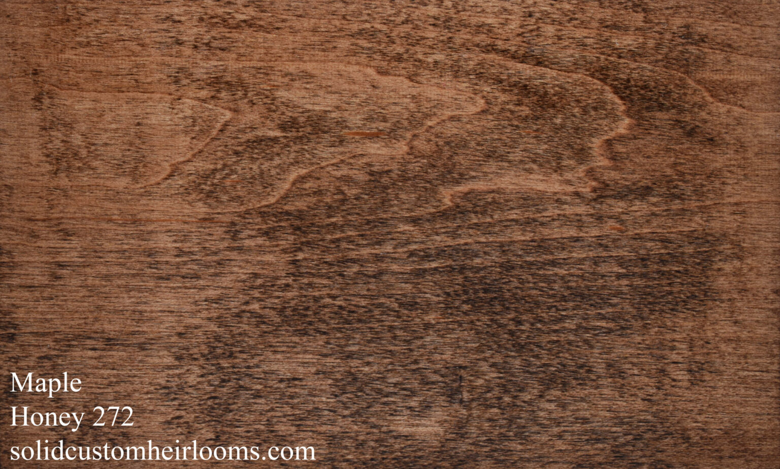 brown stained maple