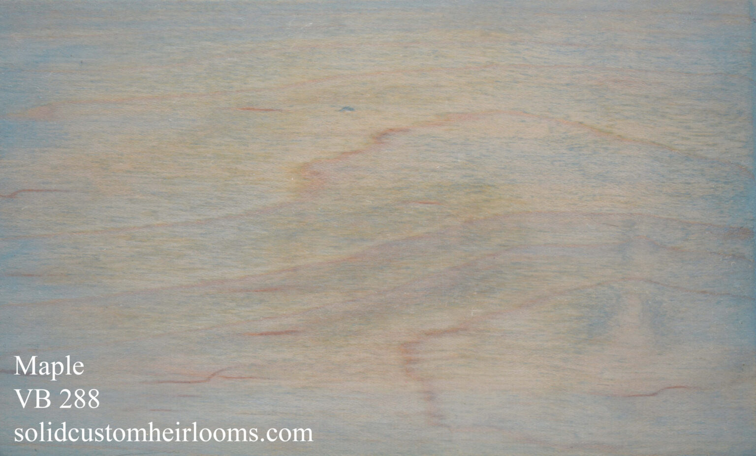 maple with a grey-blue stain