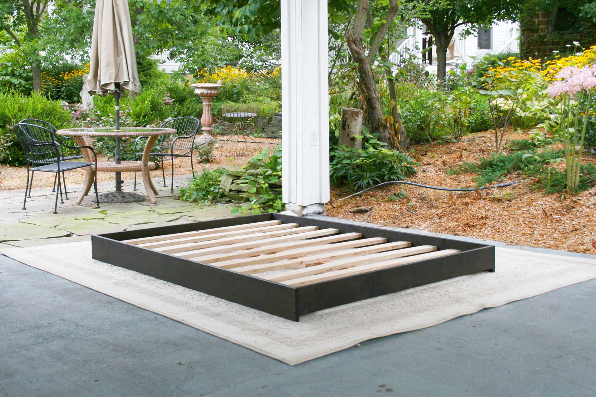 low bed side view on left side