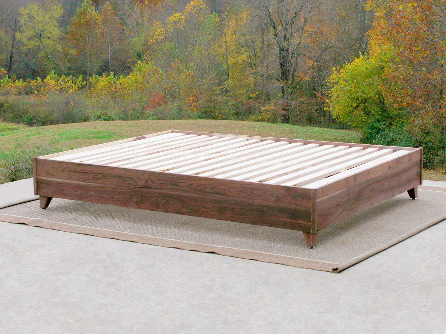 Platform Bed with inside posts
