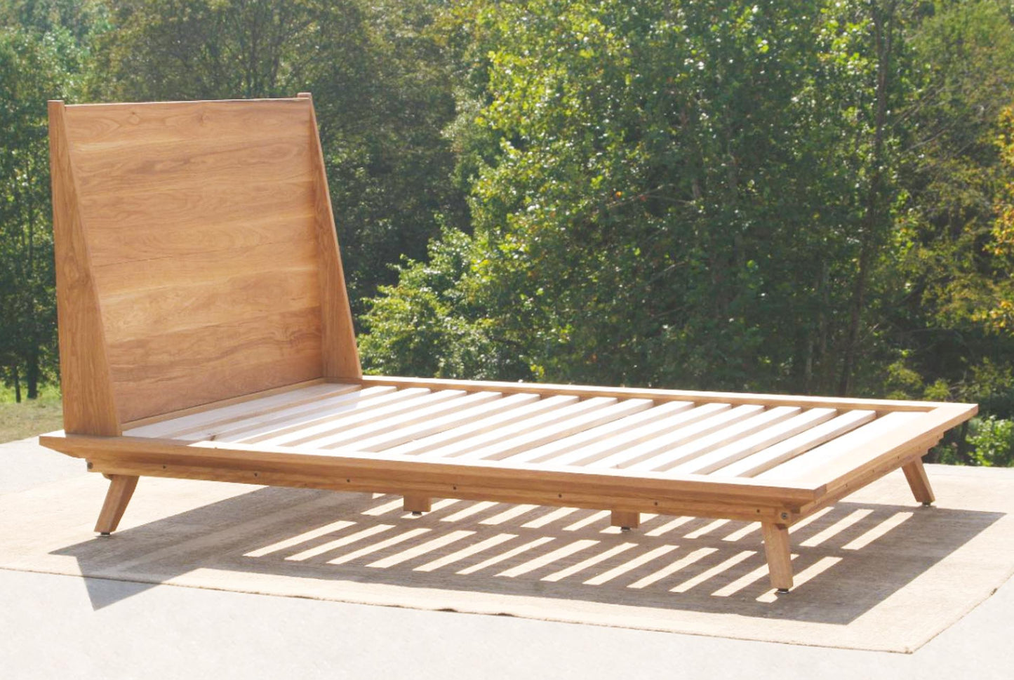 Mid Century Modern Platform Bed