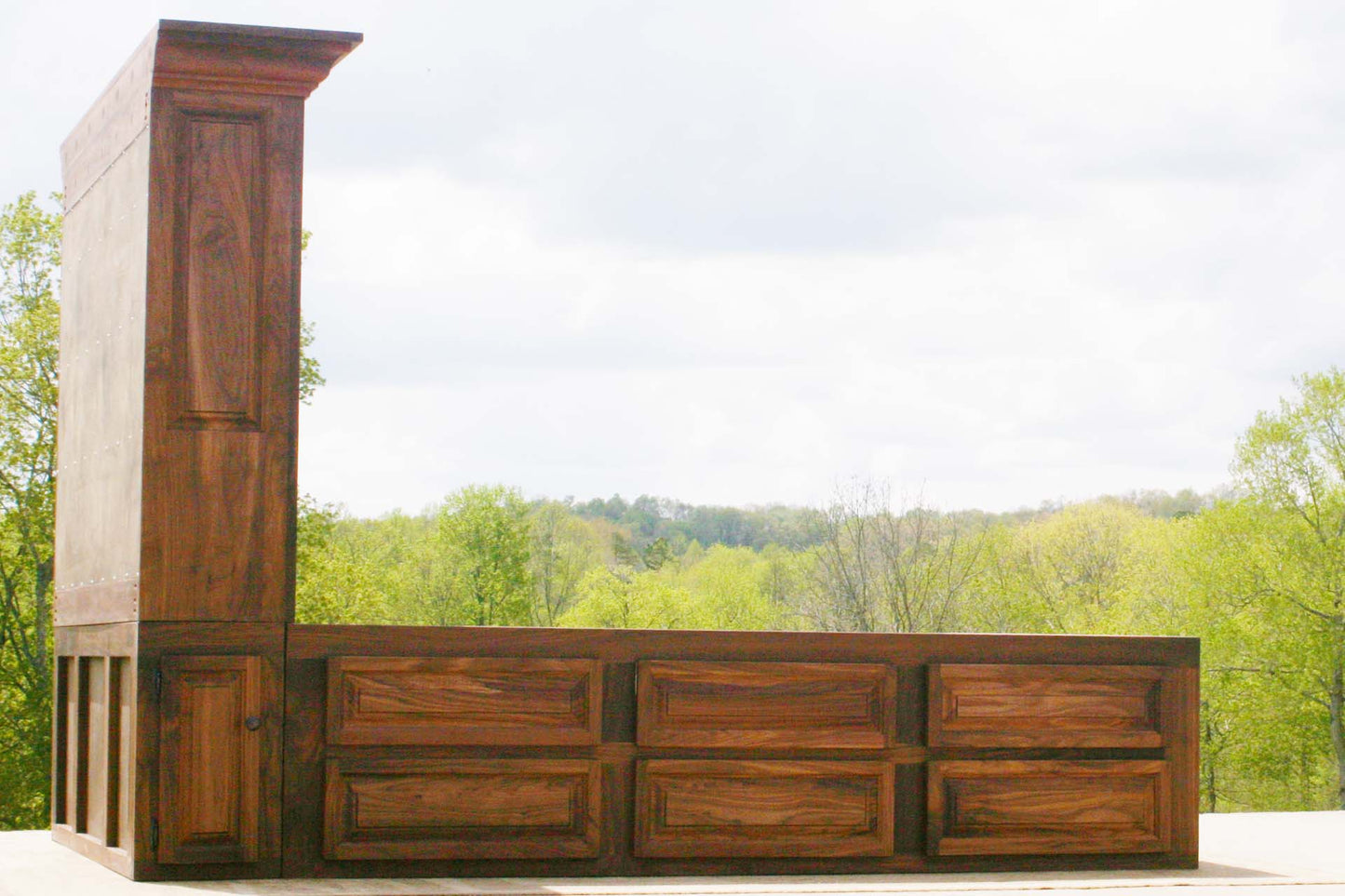 12 drawer captain's bed with storage headboard NdFnC01