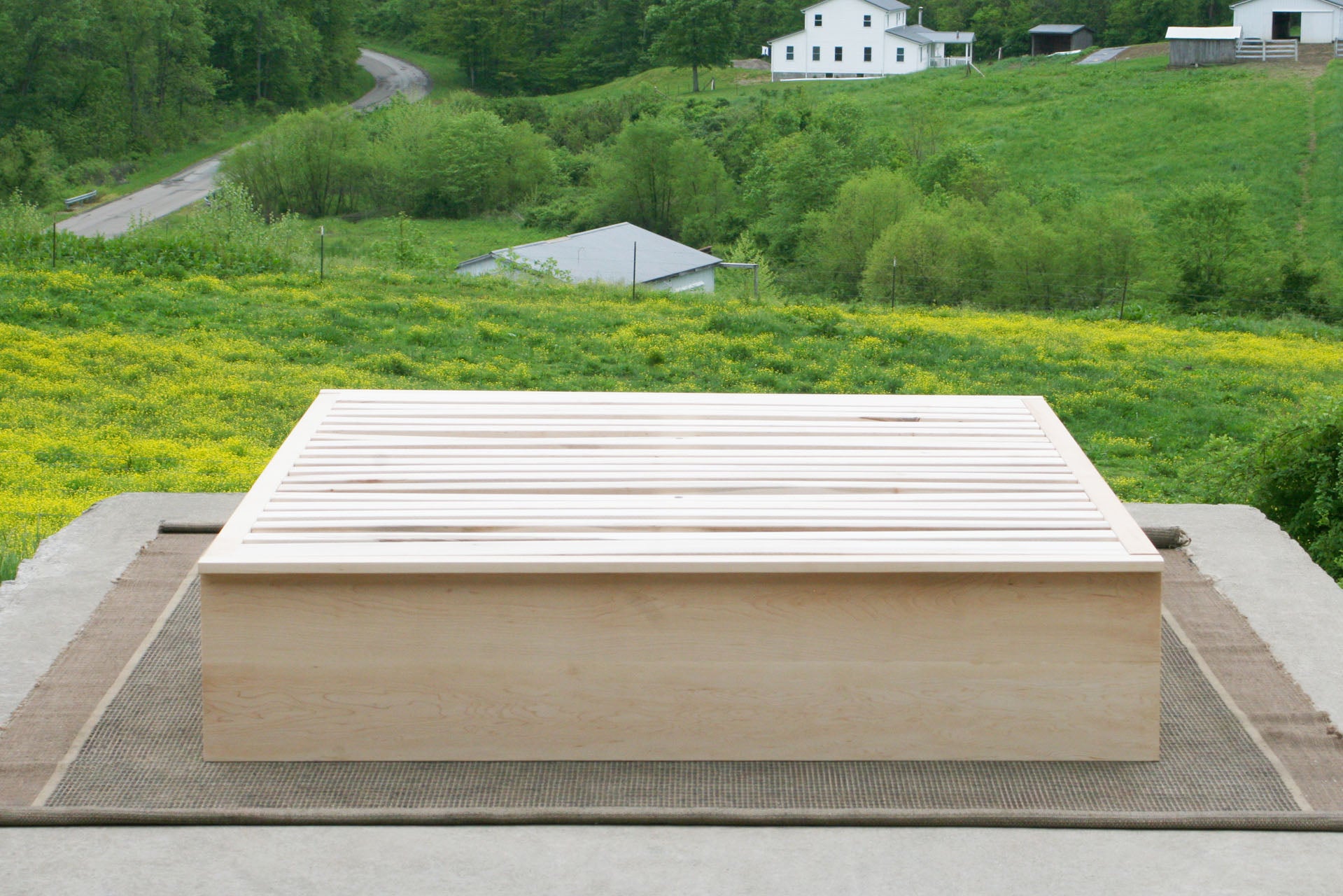 front view 6 Drawer Storage Bed with flat platform