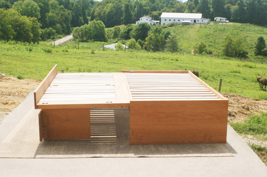 Trundle Bed with Pull Lift Handle and No Headboard with trundle out