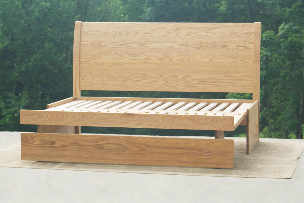 trundle out 3-Function Trundle Bed with Sleigh Headboard