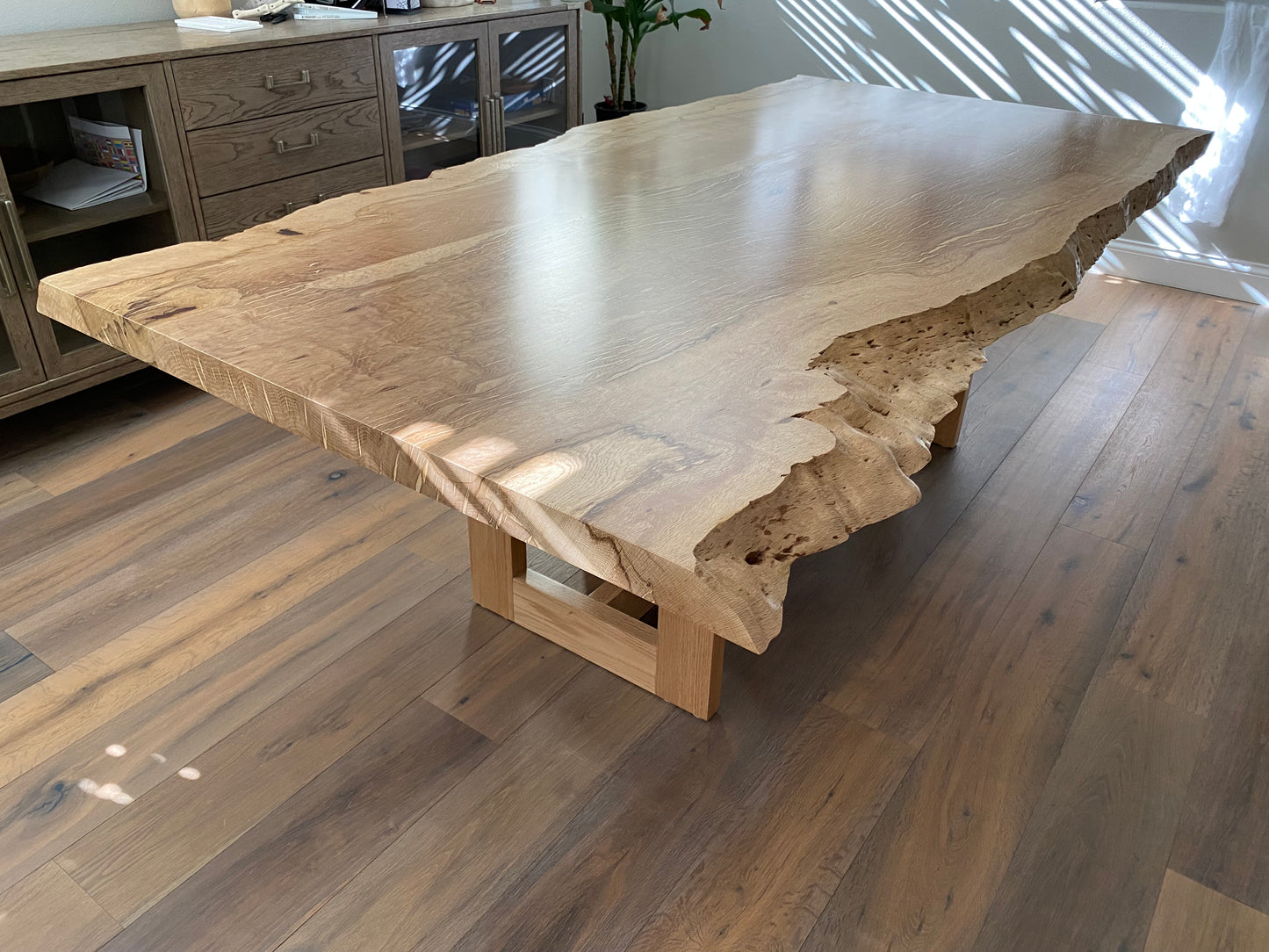 Live Edge Dining Table - Heritiage Oak
