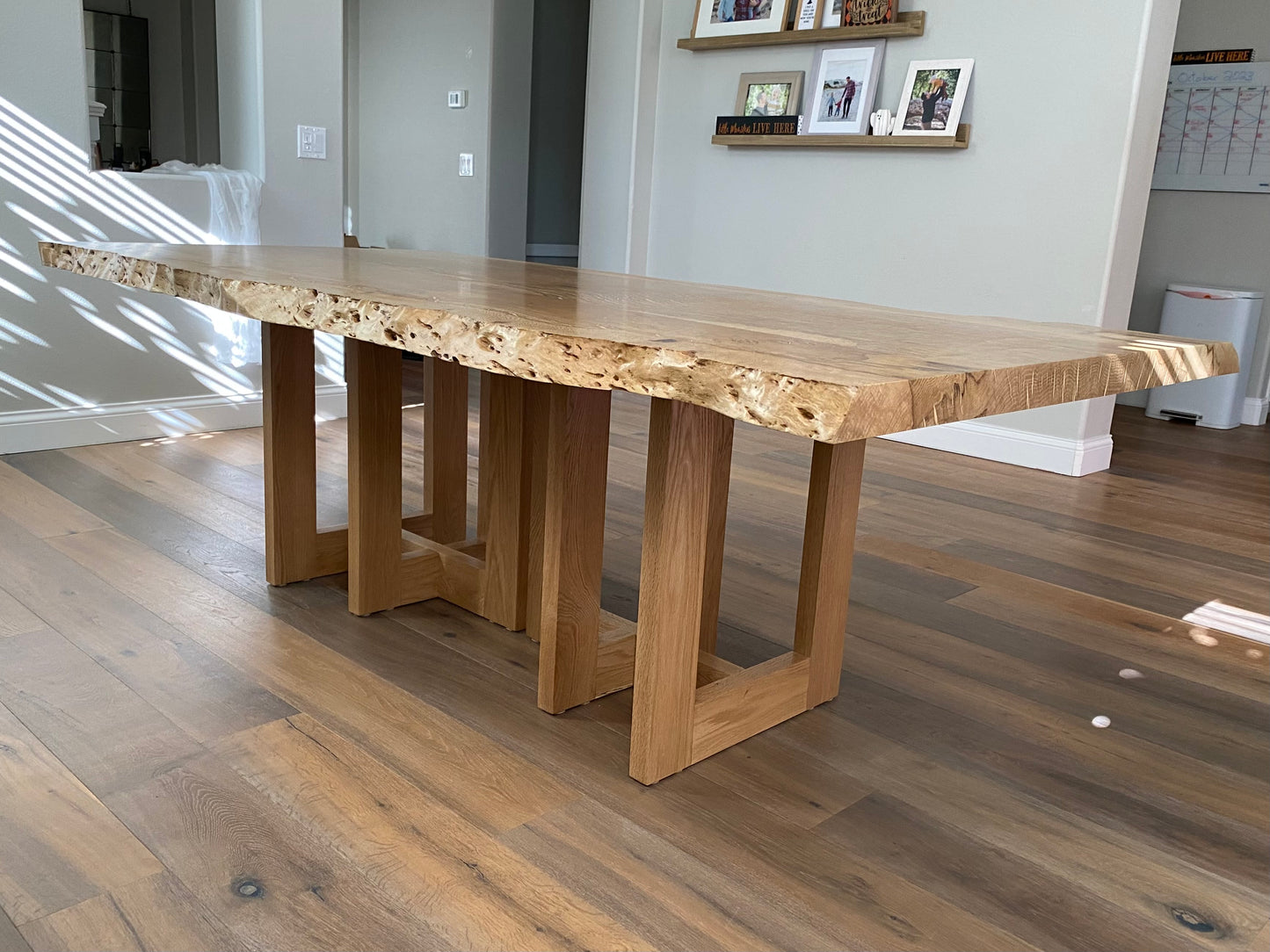 Live Edge Dining Table - Heritiage Oak