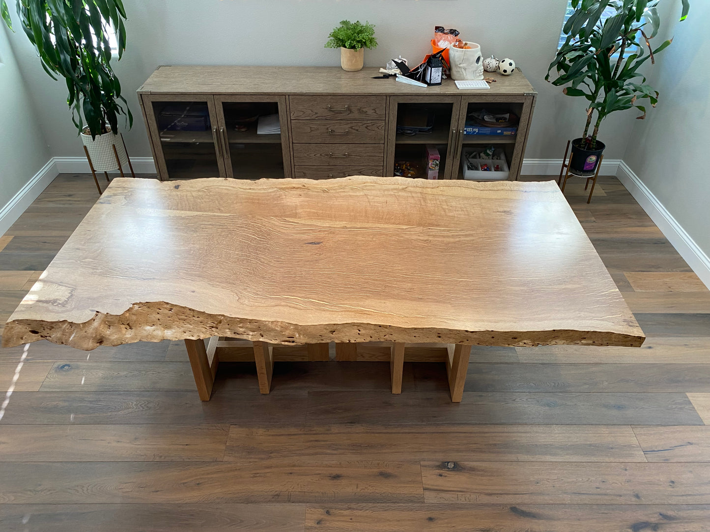 Live Edge Dining Table - Heritiage Oak
