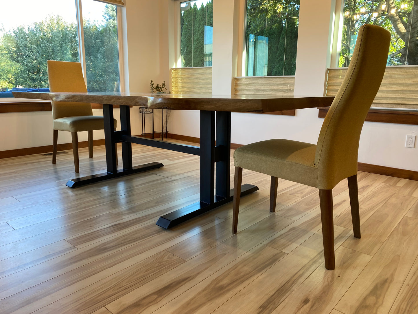 Live Edge Dining Table - Walnut