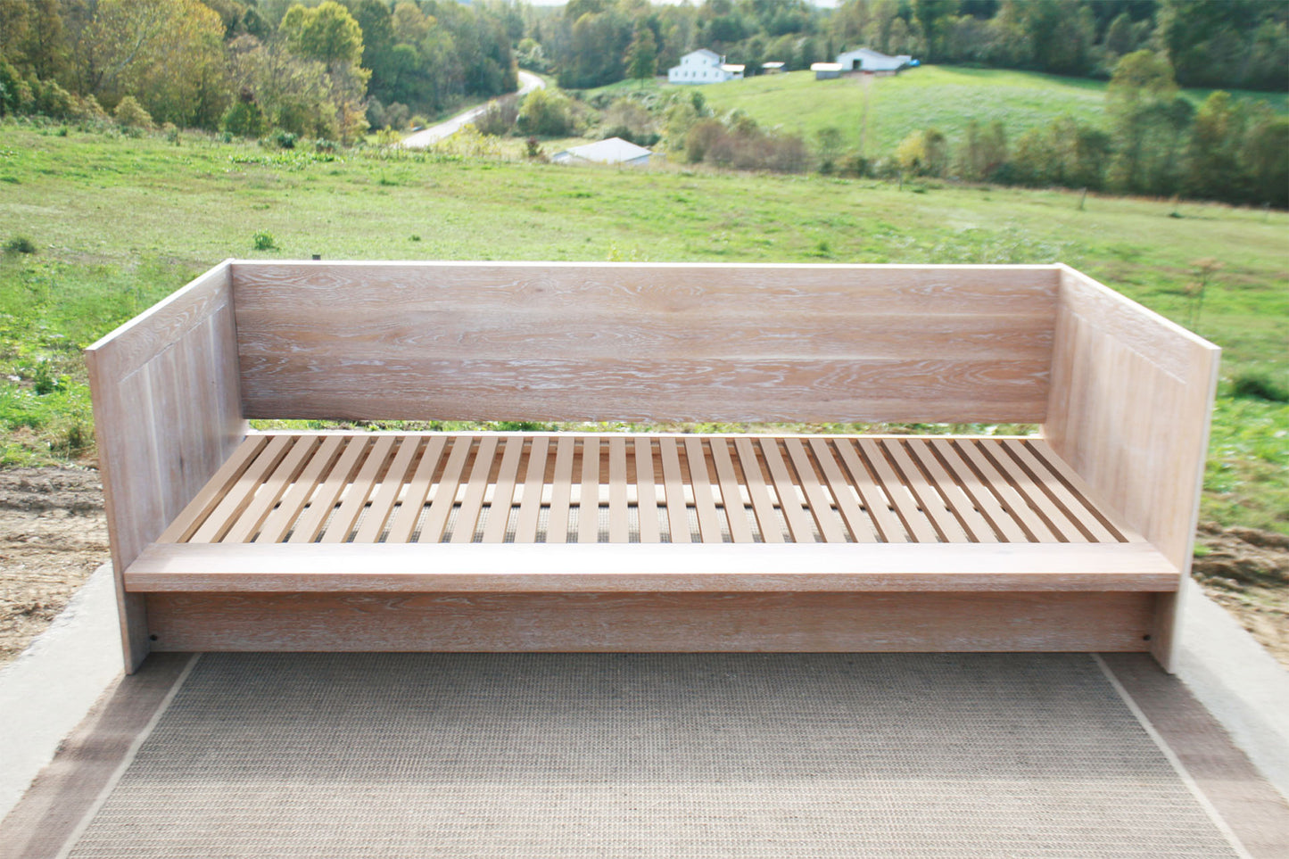 Day Bed with a solid back and sides