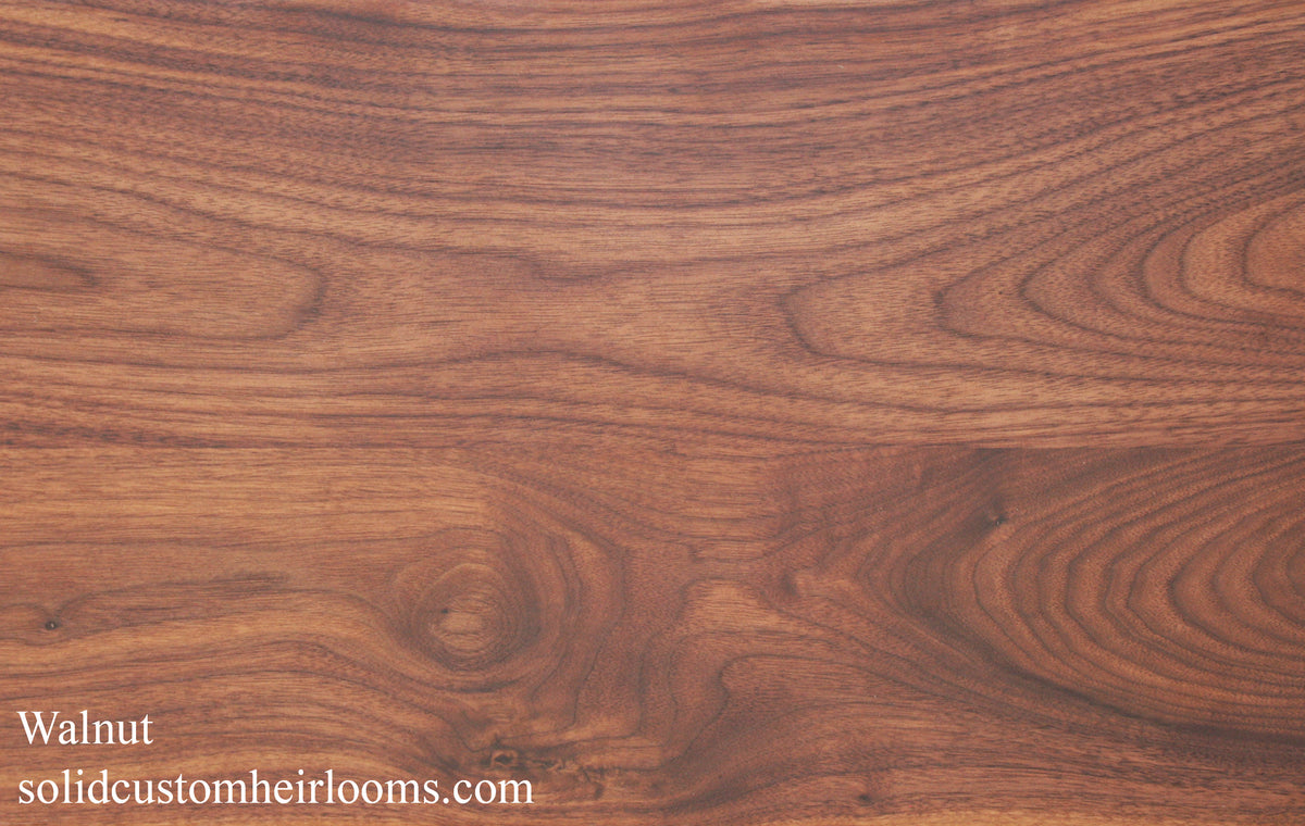 Solid Walnut Color Wood Choice (Walnut) - Solid Custom Heirlooms