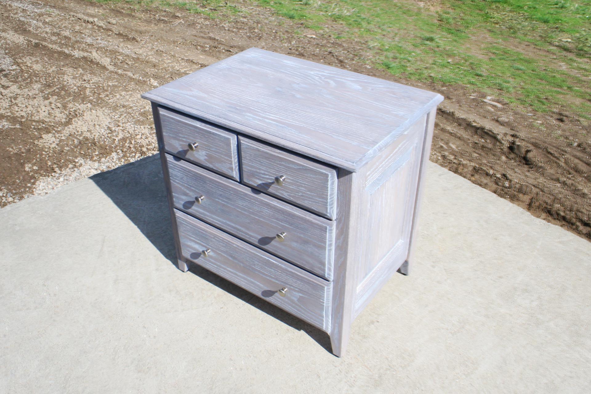 dresser natural stain with drawers