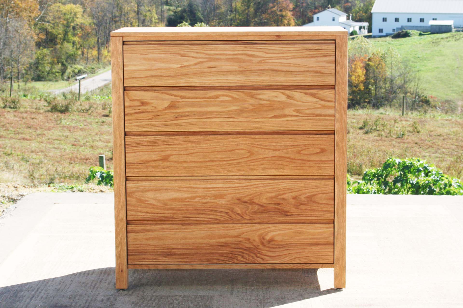 natural Dresser with 5 drawers